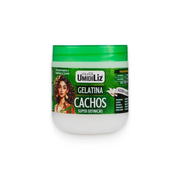 GELATINA SUPER DEFINIÇÃO CACHOS UMIDILIZ ALECRIM COM BABOSA CONDICIONADOR 500G