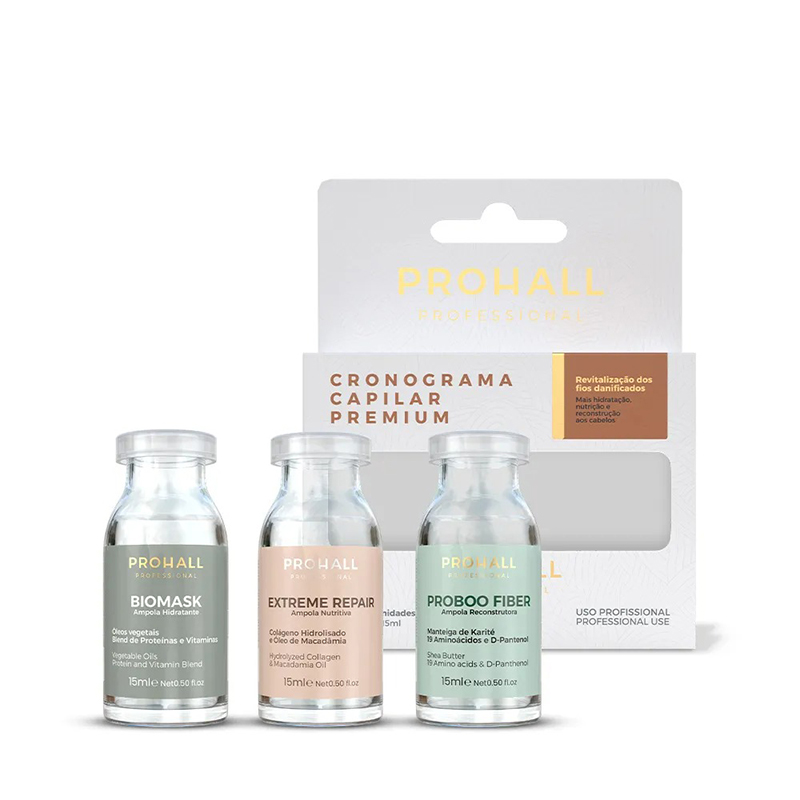 KIT AMPOLA PROHALL CRONOG.CAP.C/3 15ML