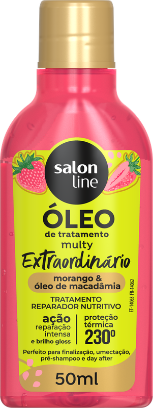 ÓLEO REPARADOR SALON LINE CACHOS DOS SONHOS MULTY EXTRAORDINÁRIO REPARAÇÃO  50ML