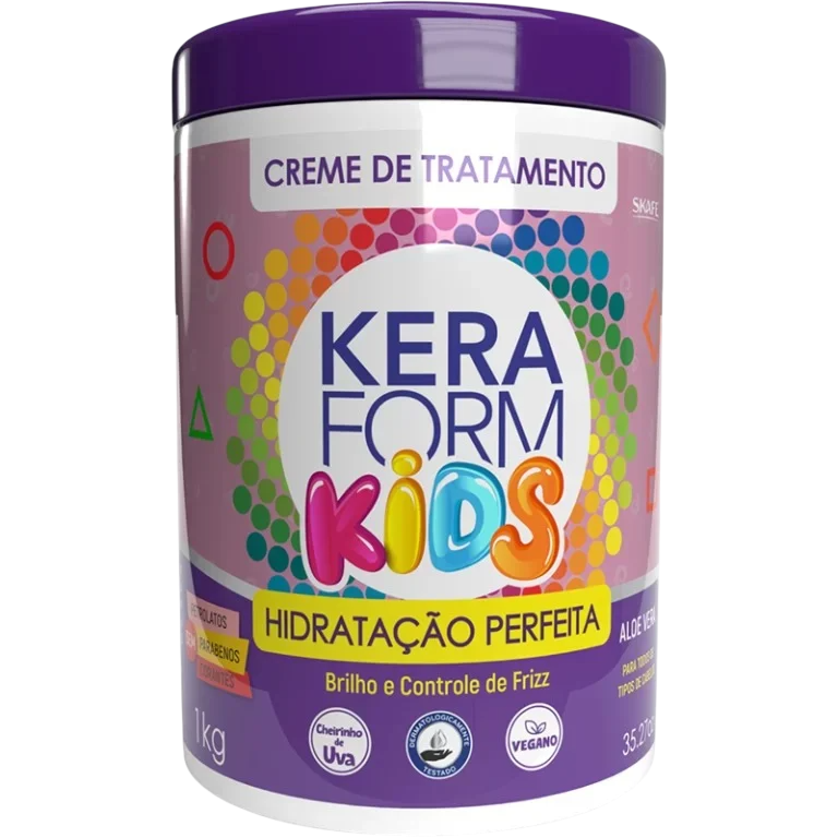 CREME DE TRATAMENTO KERAFORM KIDS HIDRATAÇÃO PERFEITA 1KG