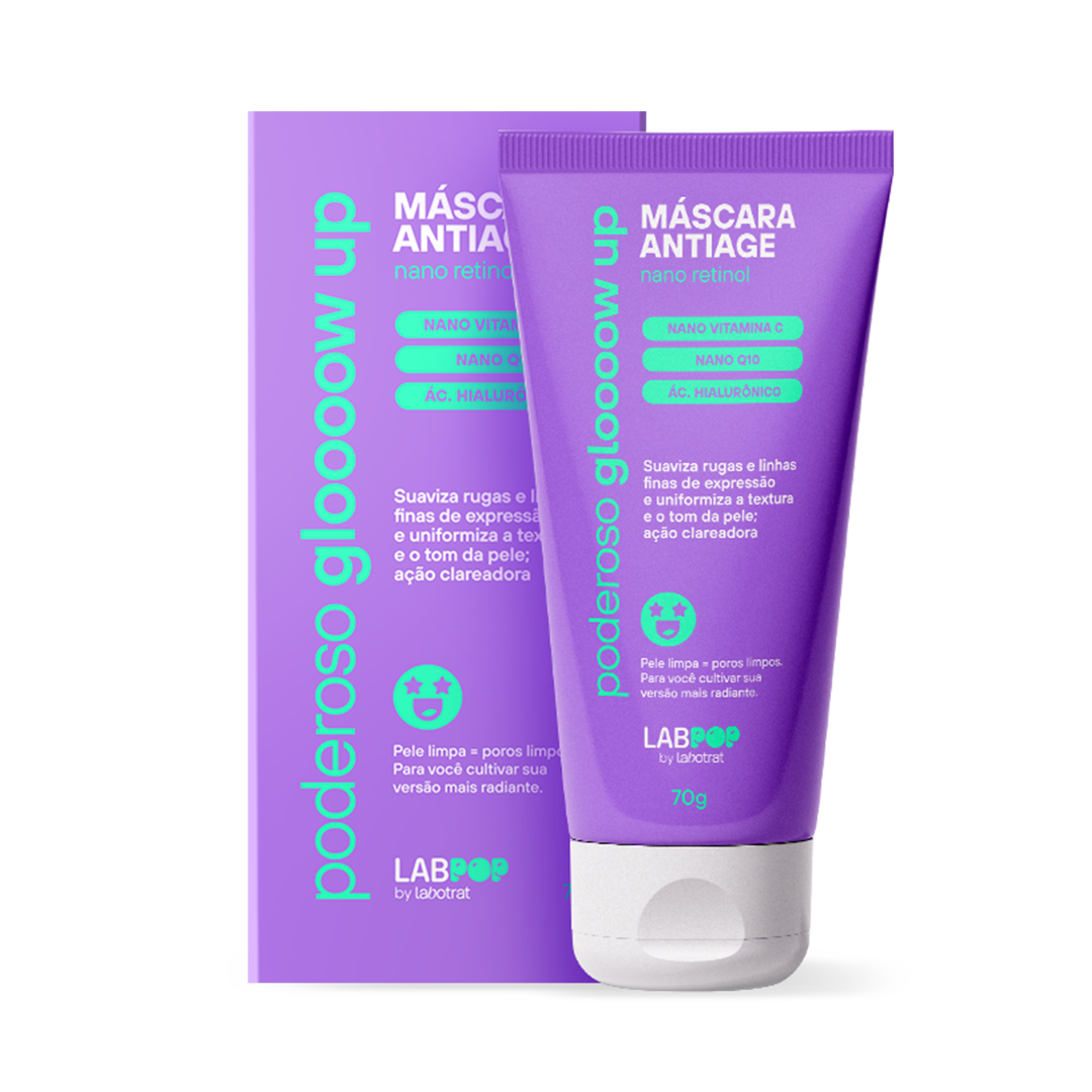 MÁSCARA FACIAL PODEROSO GLOW UP 70G LABPOP