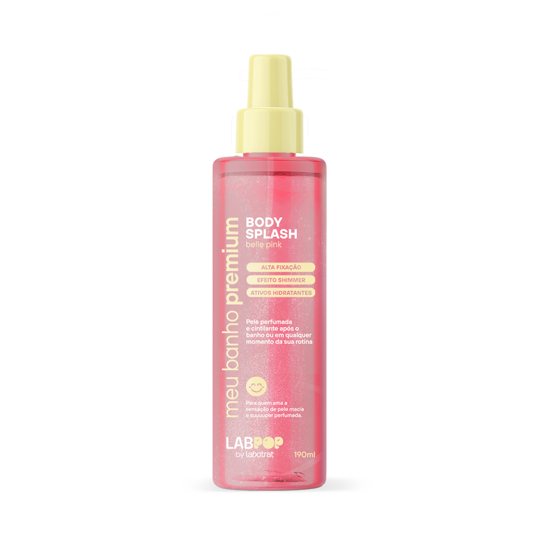 BODY SPLASH BELLE PINK SHIMMER 190ML LABPOP