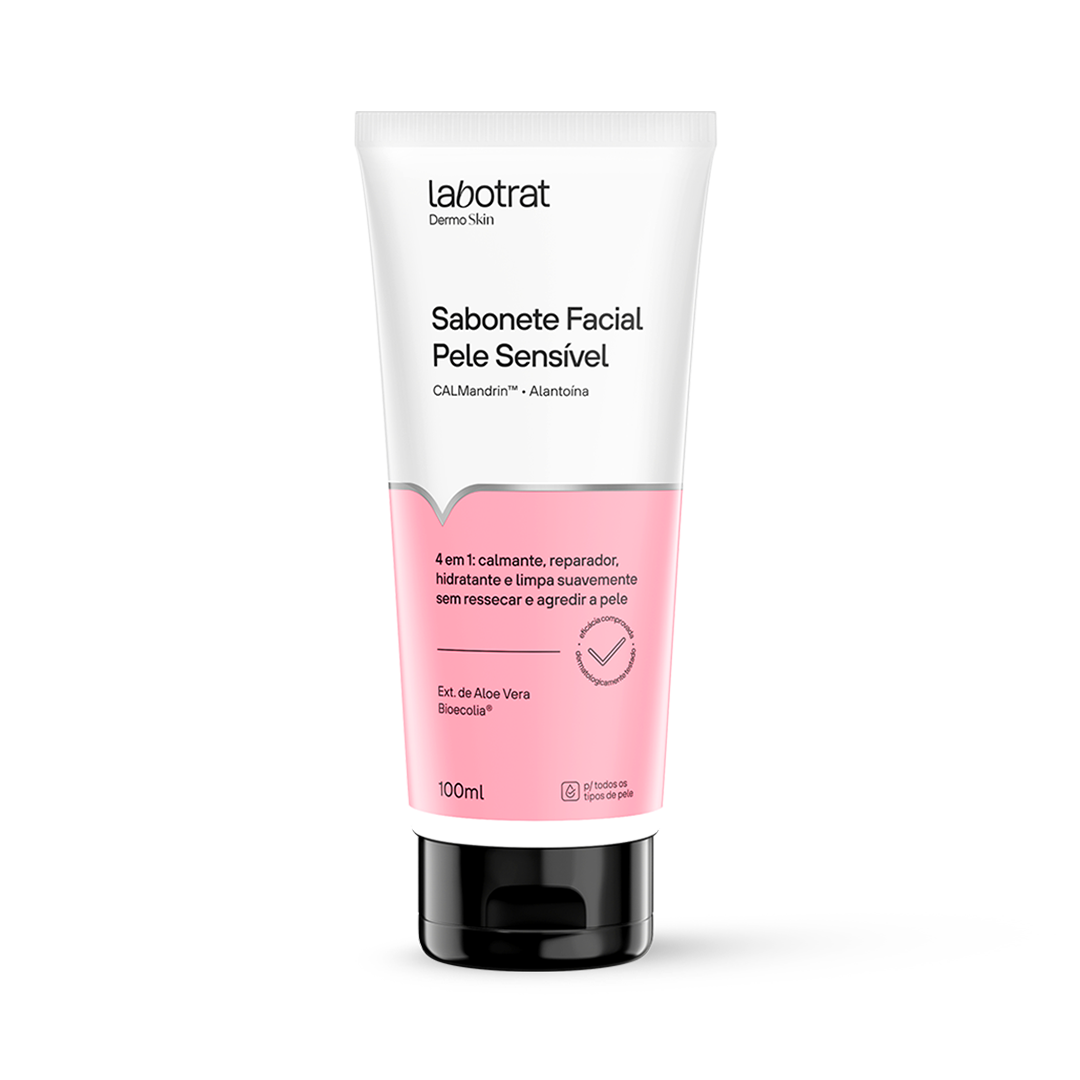 SABONETE FACIAL PELE SENSÍVEL DERMO SKIN 100ML LABOTRAT