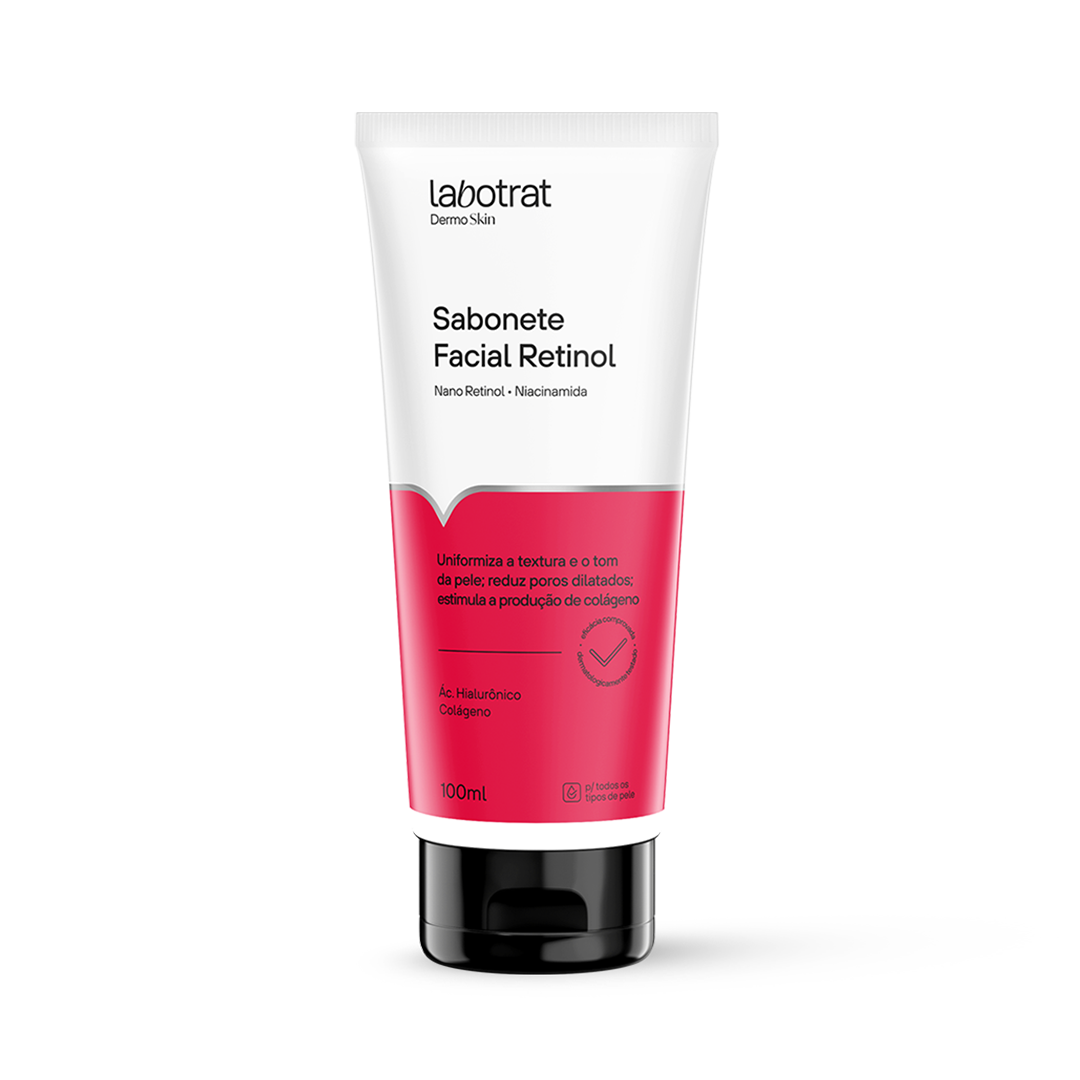 SABONETE FACIAL RETINOL DERMO SKIN 100ML LABOTRAT