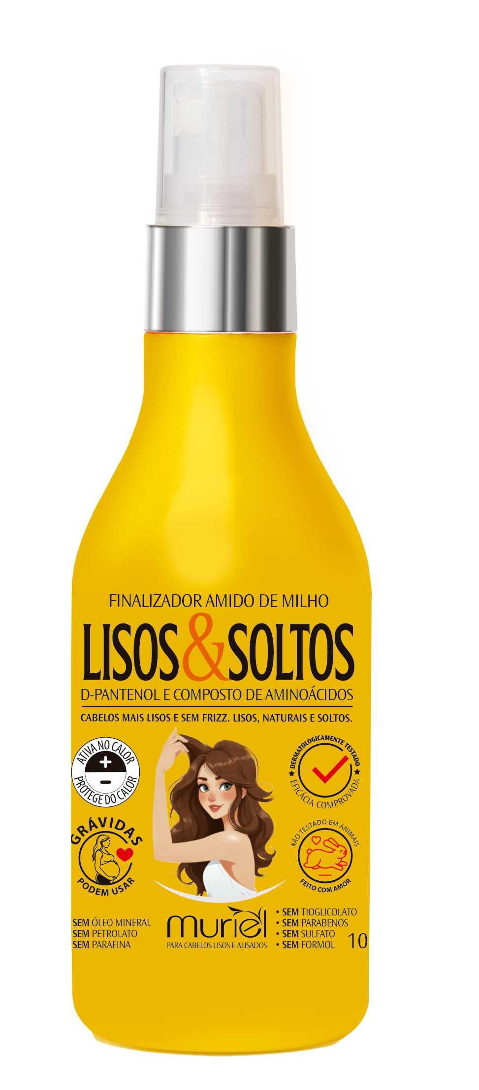 FINALIZADOR LISOS E SOLTOS MURIEL AMIDO DE MILHO CONDICIONADOR 100G