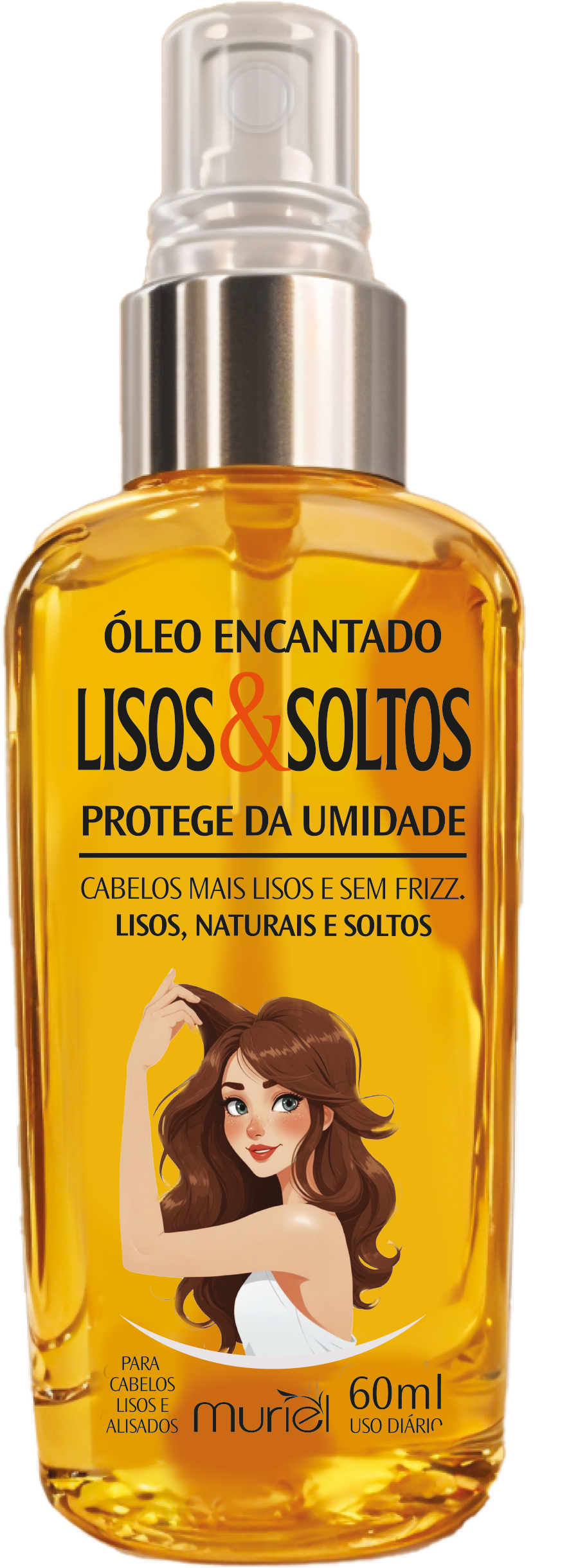 OLEO ENCANTADO CONDICIONADORLISOS E SOLTOS MURIEL AMIDO DE MILHO 60ML