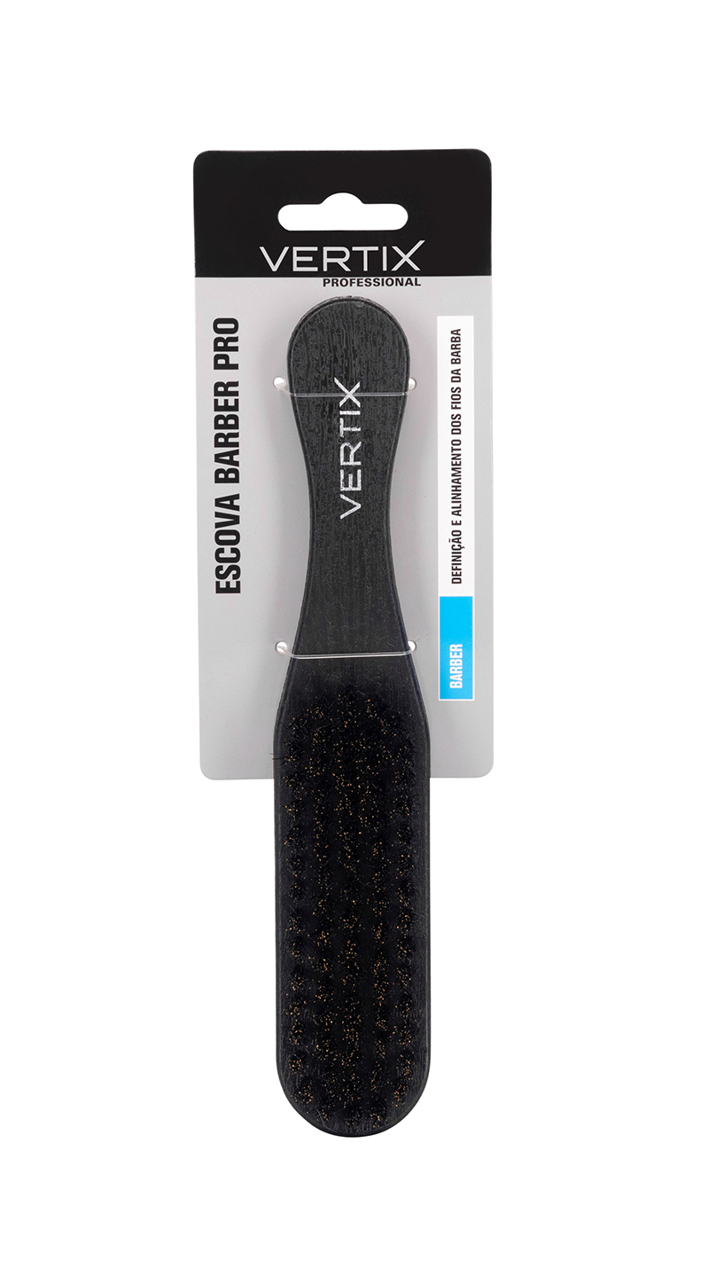 Escova para Barba Vertix Black Longa