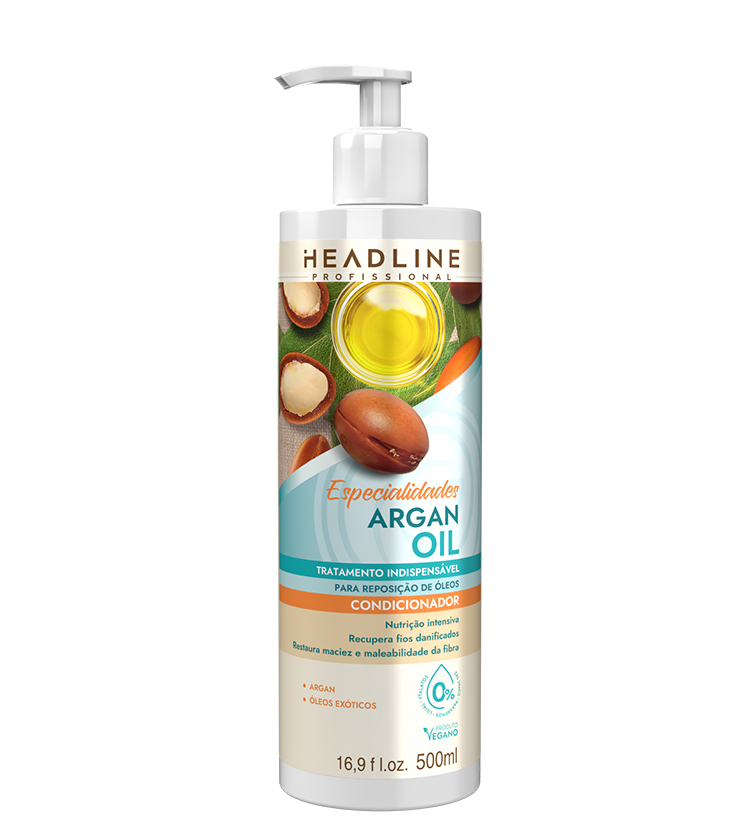 CONDICIONADOR ESPECIALIDADES ARGAN OIL 500ML HEADLINE