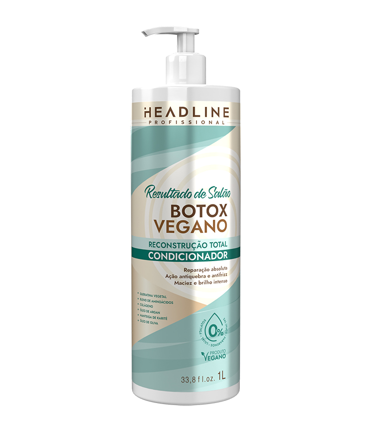 CONDICIONADOR RESULTADO DE SALAO BOTOX VEGANO HEADLINE 1000ML