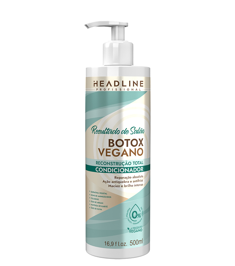 CONDICIONADOR RESULTADO DE SALAO BOTOX VEGANO HEADLINE 500ML