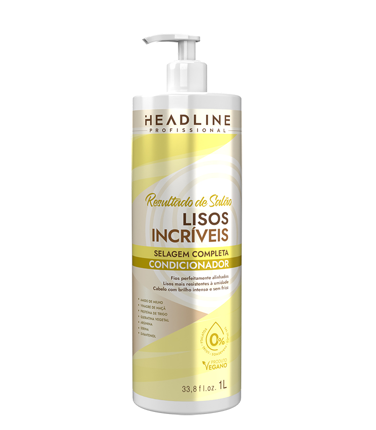 CONDICIONADOR RESULTADO DE SALAO LISOS INCREMEIVEIS HEADLINE 1000ML