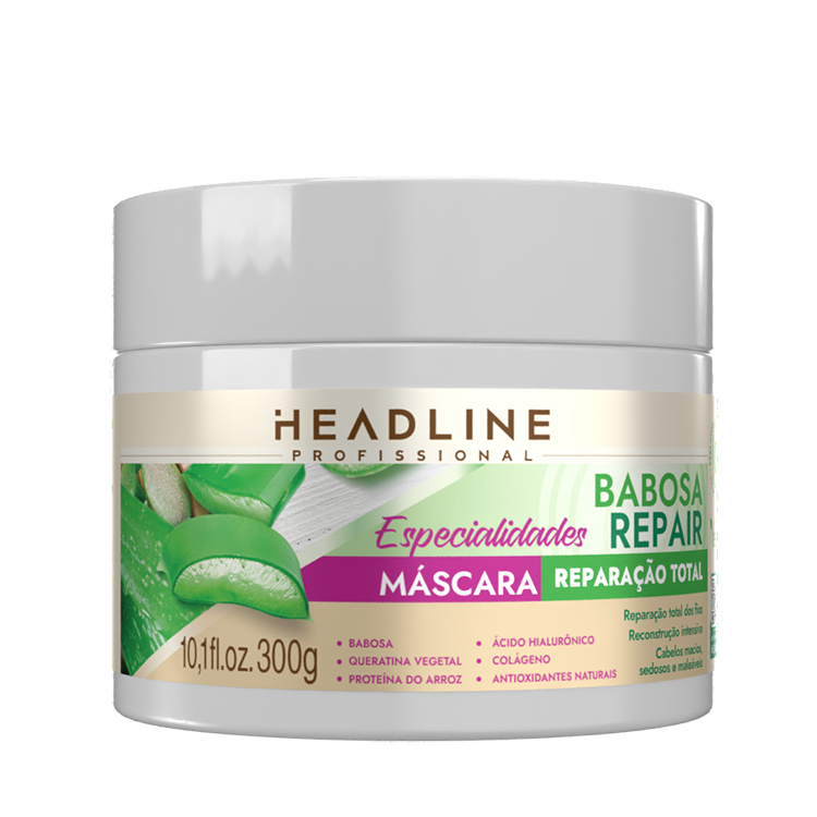 MASCARA ESPECIALIDADES BABOSA REPAIR 300G HEADLINE