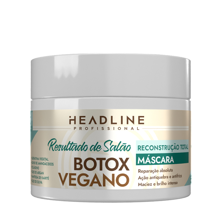 MASCARA RESULTADO DE SALAO BOTOX VEGANO 300G HEADLINE