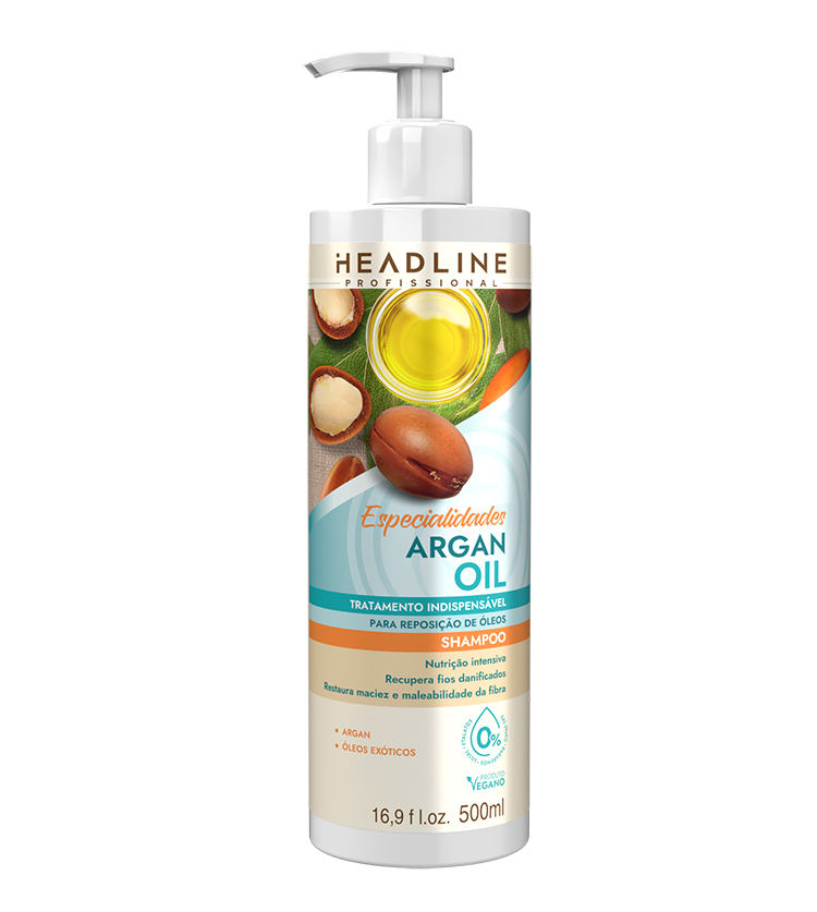 SHAMPOO ESPECIALIDADES ARGAN OIL 500ML HEADLINE