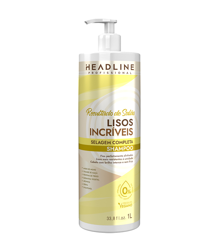 SHAMPOO RESULTADO DE SALAO LISOS INCREMEIVEIS HEADLINE 1000ML