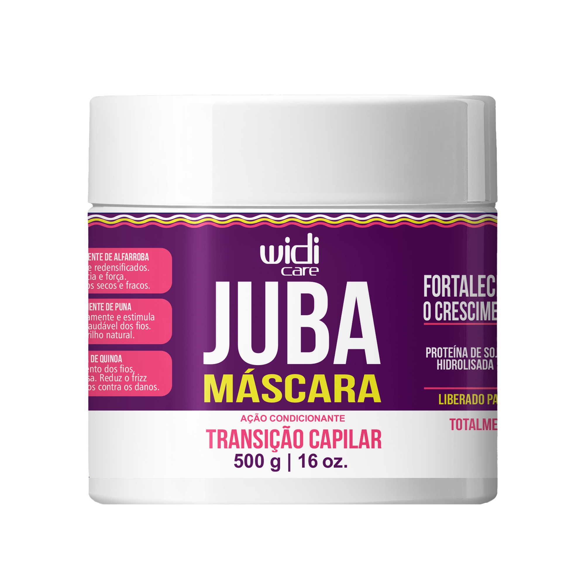 JUBA TRANSIÇÃO CAPILAR MASCARA AÇÃO CONDICIONANTE - WIDI CARE