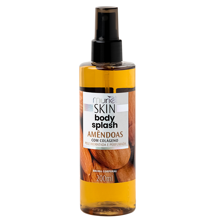 BODY SPLASH MURIEL SKIN AMENDOAS COM COLAGENO 200ML