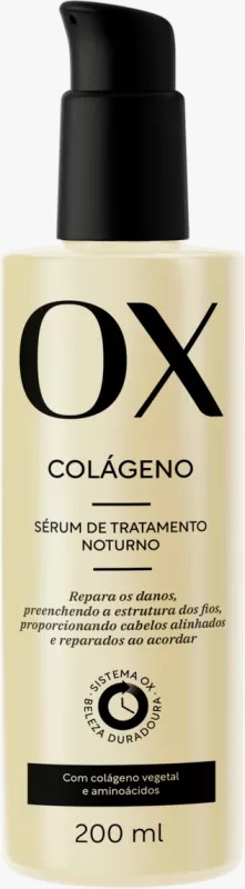 SÉRUM DE TRATAMENTO NOTURNO OX COLÁGENO 200ML