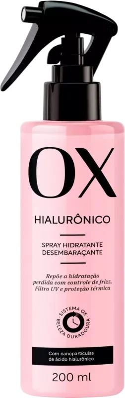 SPRAY HIDRATANTE DESEMBARAÇANTE OX HIALURÔNICO 200ML