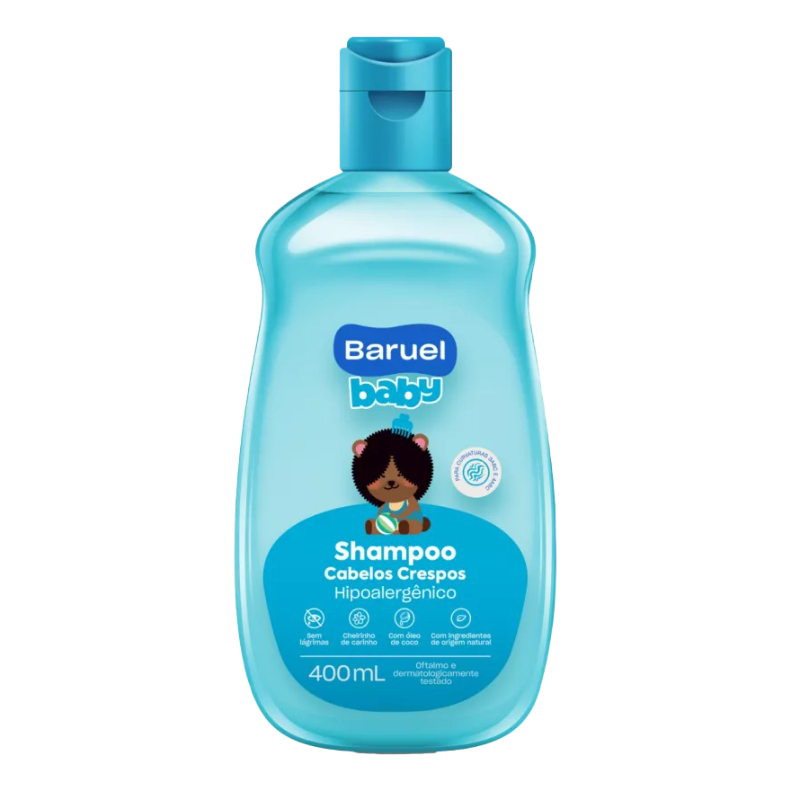 SHAMPOO BARUEL BABY CABELOS CRESPOS 400ML