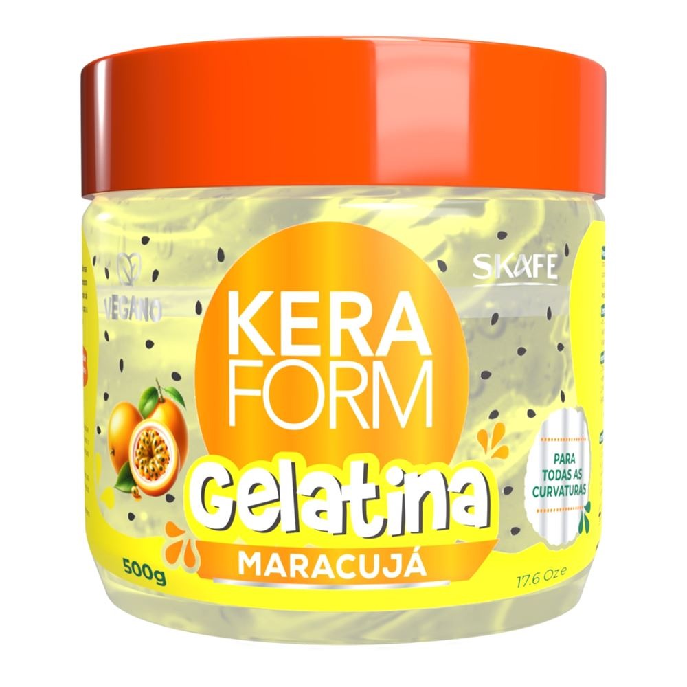 GELATINA KERAFORM MARACUJA 500G