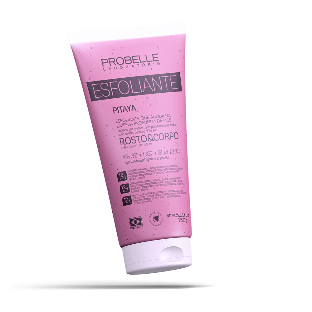ESFOLIANTE DE PITAYA ROSTO E CORPO PROBELLE LABORATÓRIO 150G