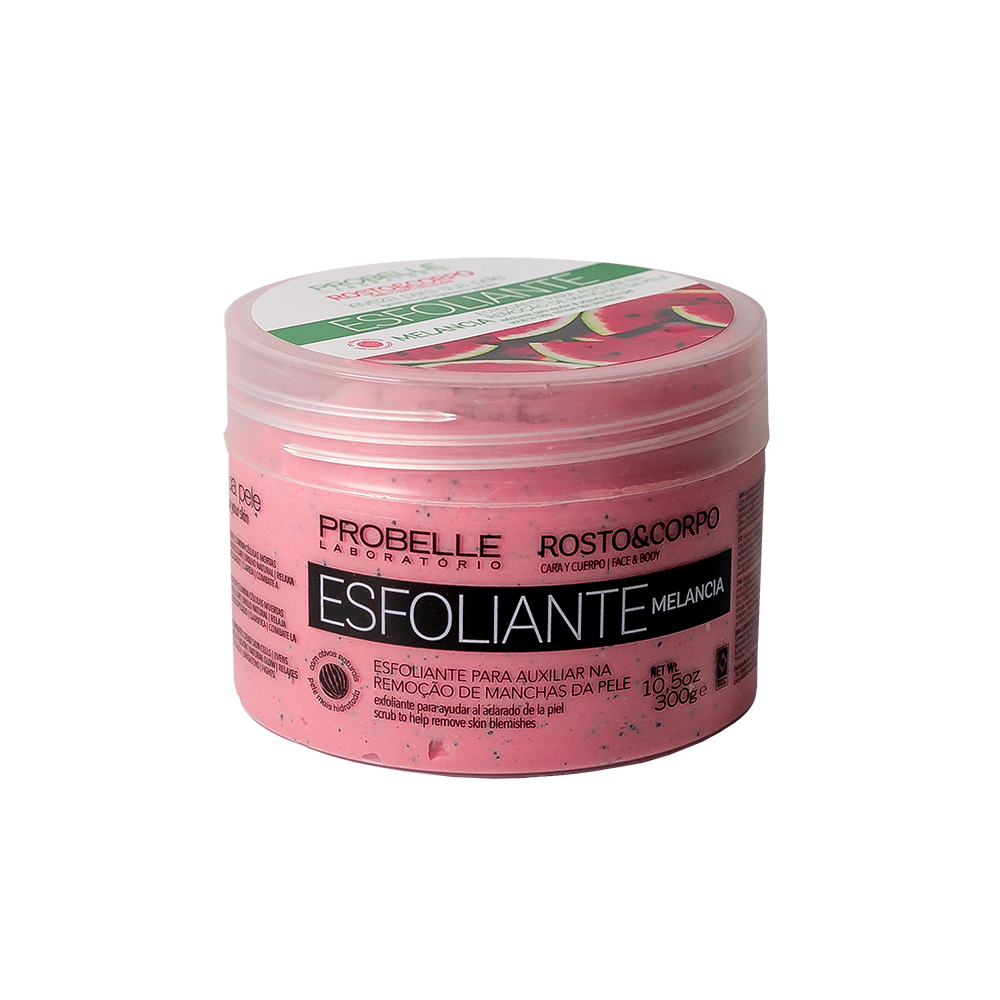 ESFOLIANTE DE MELANCIA ROSTO E CORPO PROBELLE LABORATÓRIO 300G