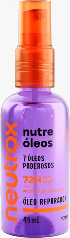 ÓLEO FINALIZADOR NEUTROX NUTRE ÓLEOS PACK C/3X45ML