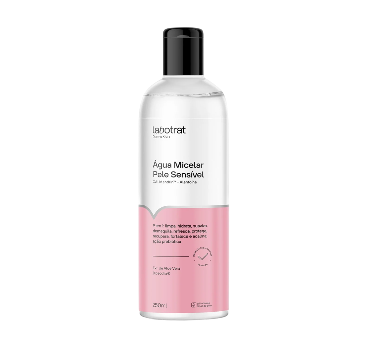 ÁGUA MICELAR PELE SENSÍVEL DERMO SKIN 250ML LABOTRAT