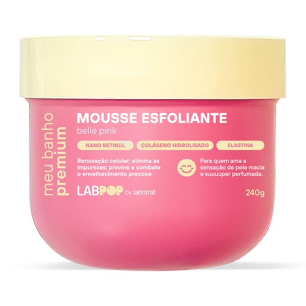 MOUSSE ESFOLIANTE BELLE PINK 240G LABPOP