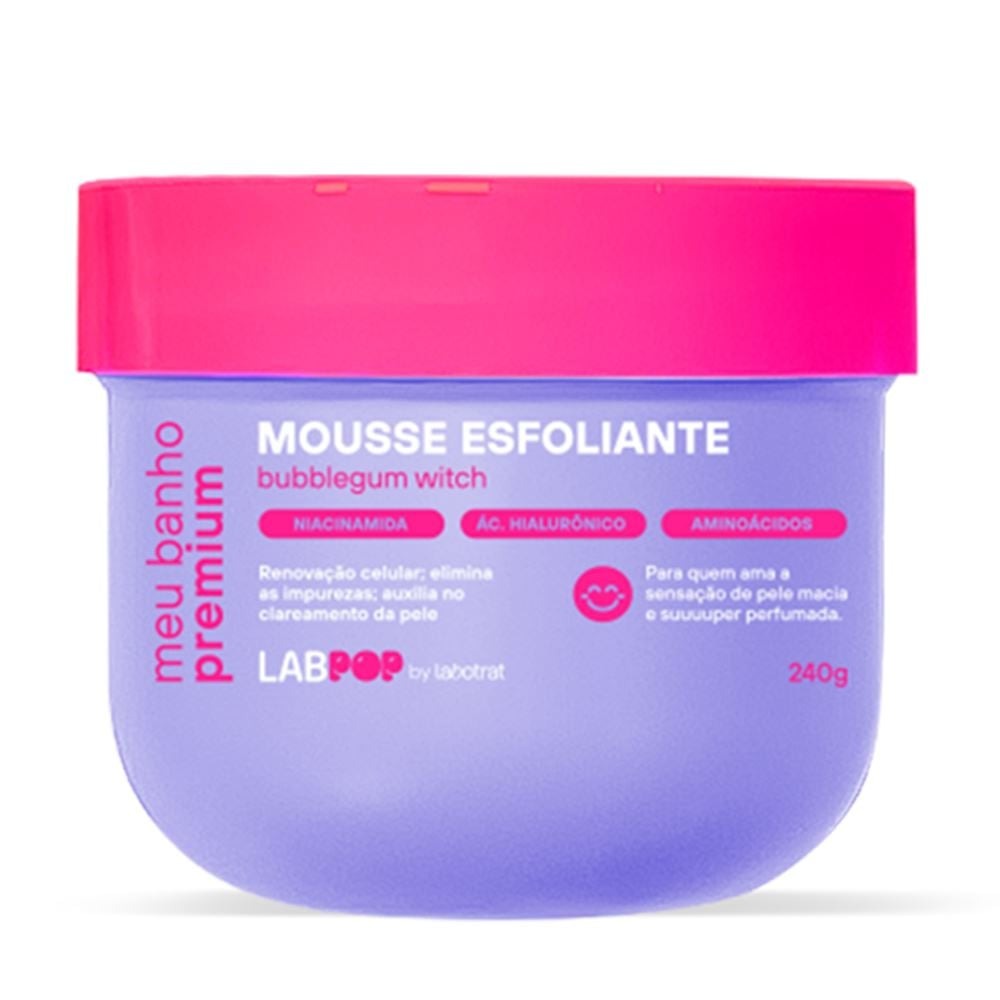 MOUSSE ESFOLIANTE BUBBLEGUM WITCH 240G LABPOP