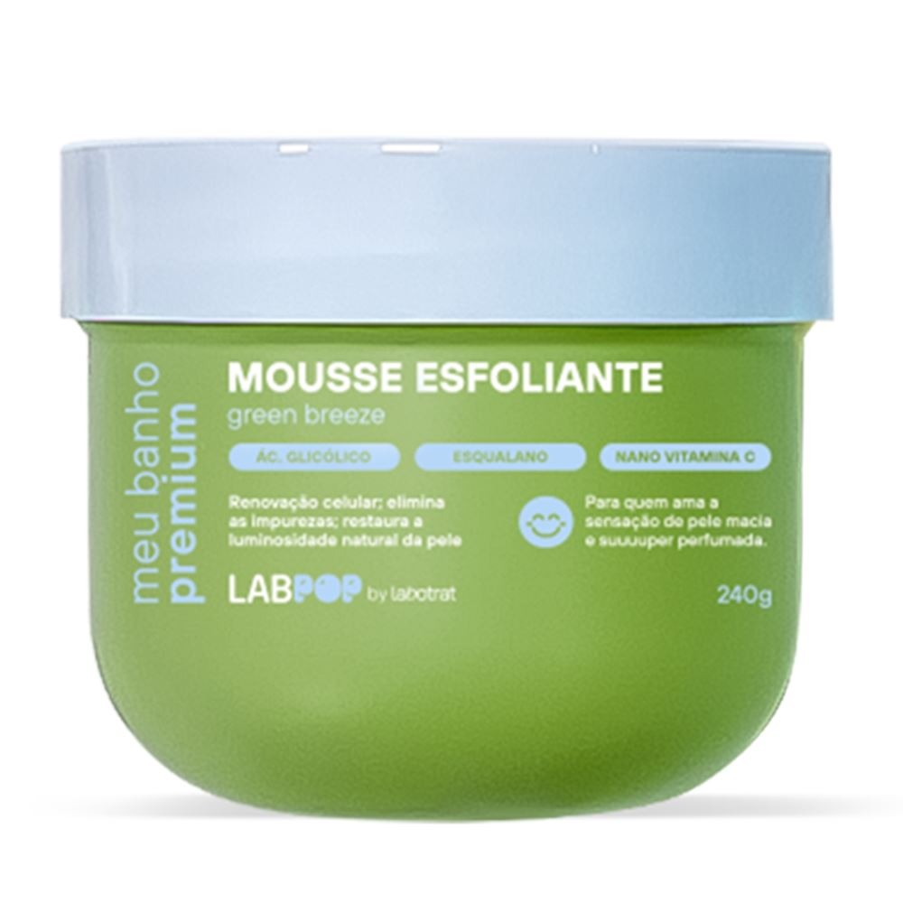 MOUSSE ESFOLIANTE GREEN BREEZE 240G LABPOP