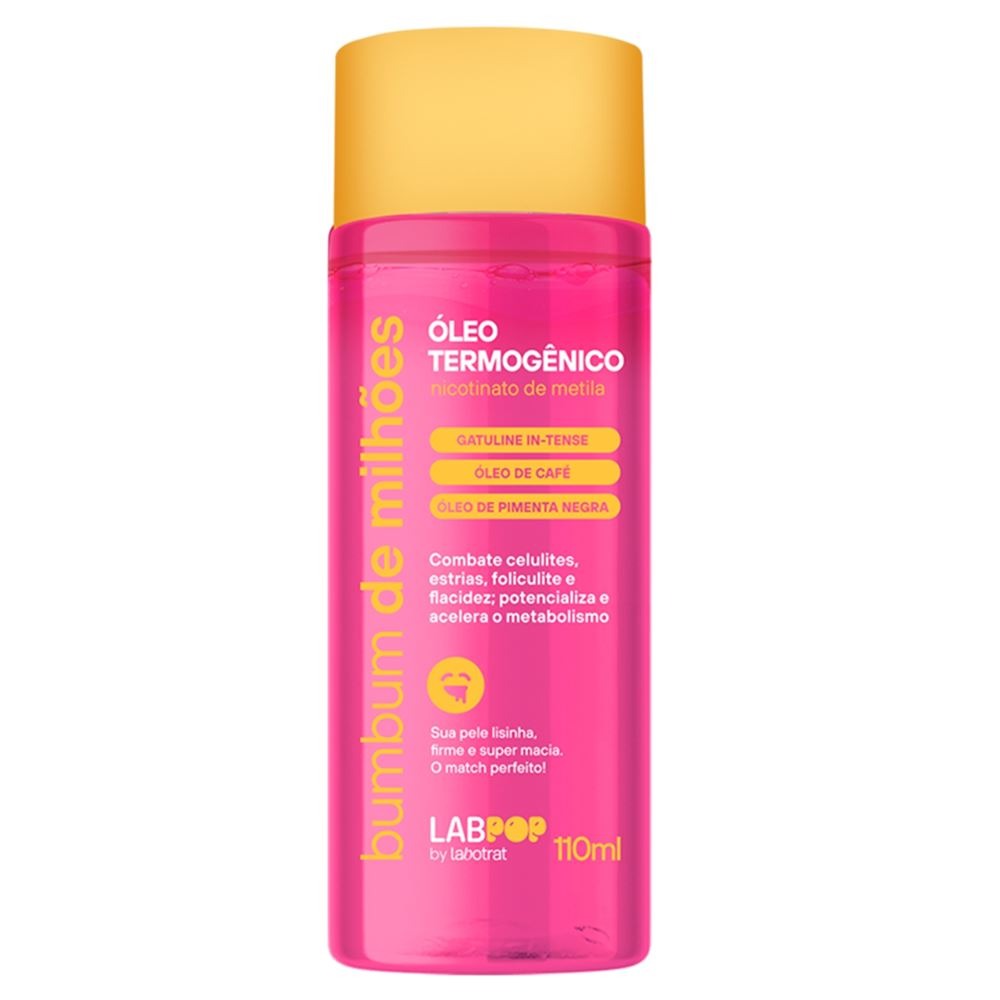 ÓLEO CORPORAL BUMBUM DE MILHÕES 110ML LABPOP