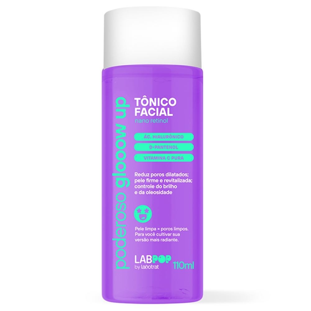 TÔNICO FACIAL PODEROSO GLOW UP 110ML LABPOP