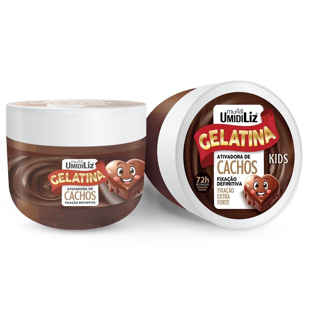 GELATINA ATIVADORA MURIEL UMIDILIZ KIDS CHOCOLATE 250G