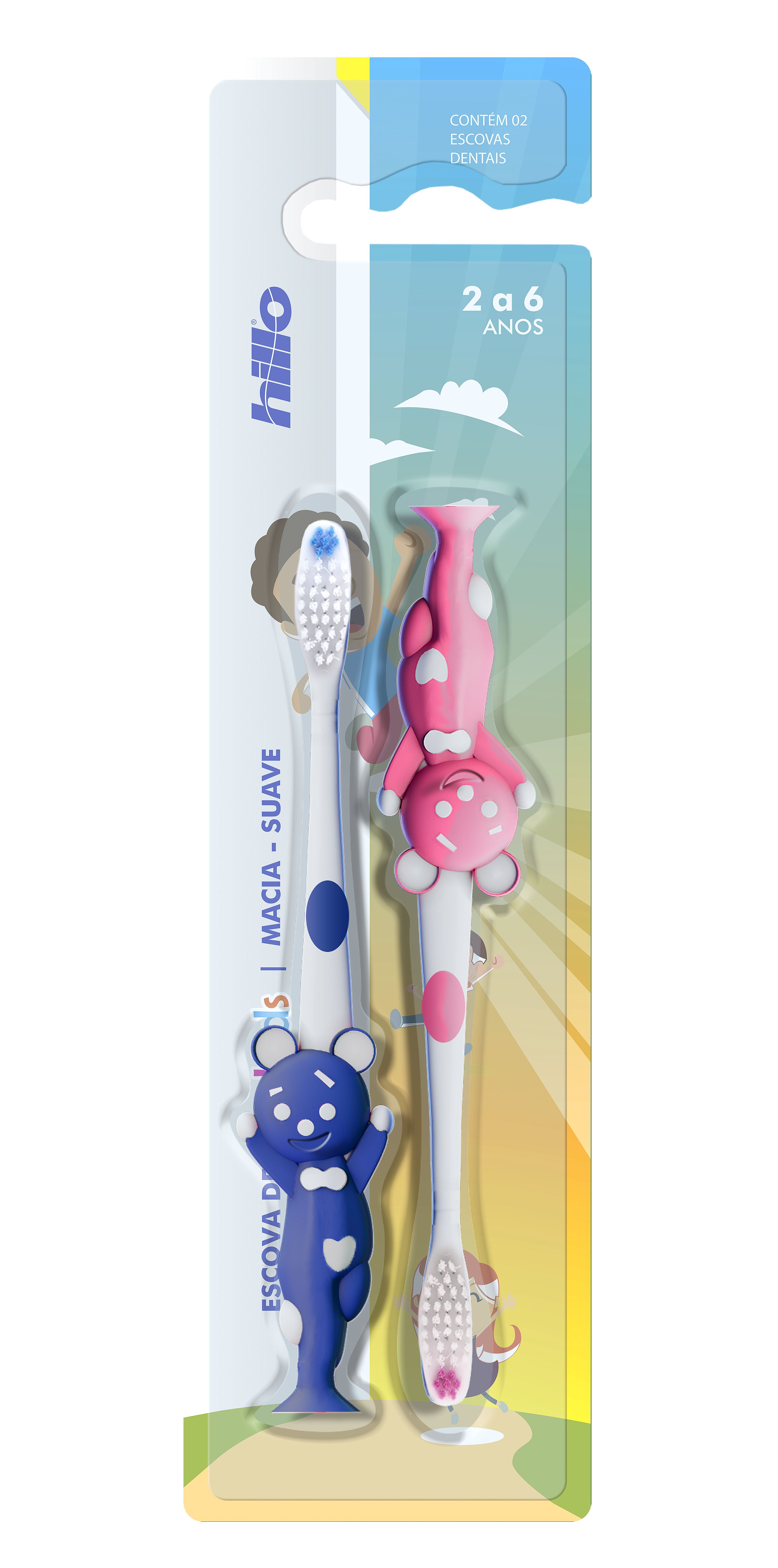 ESCOVA DENTAL HILLO KIDS C/2