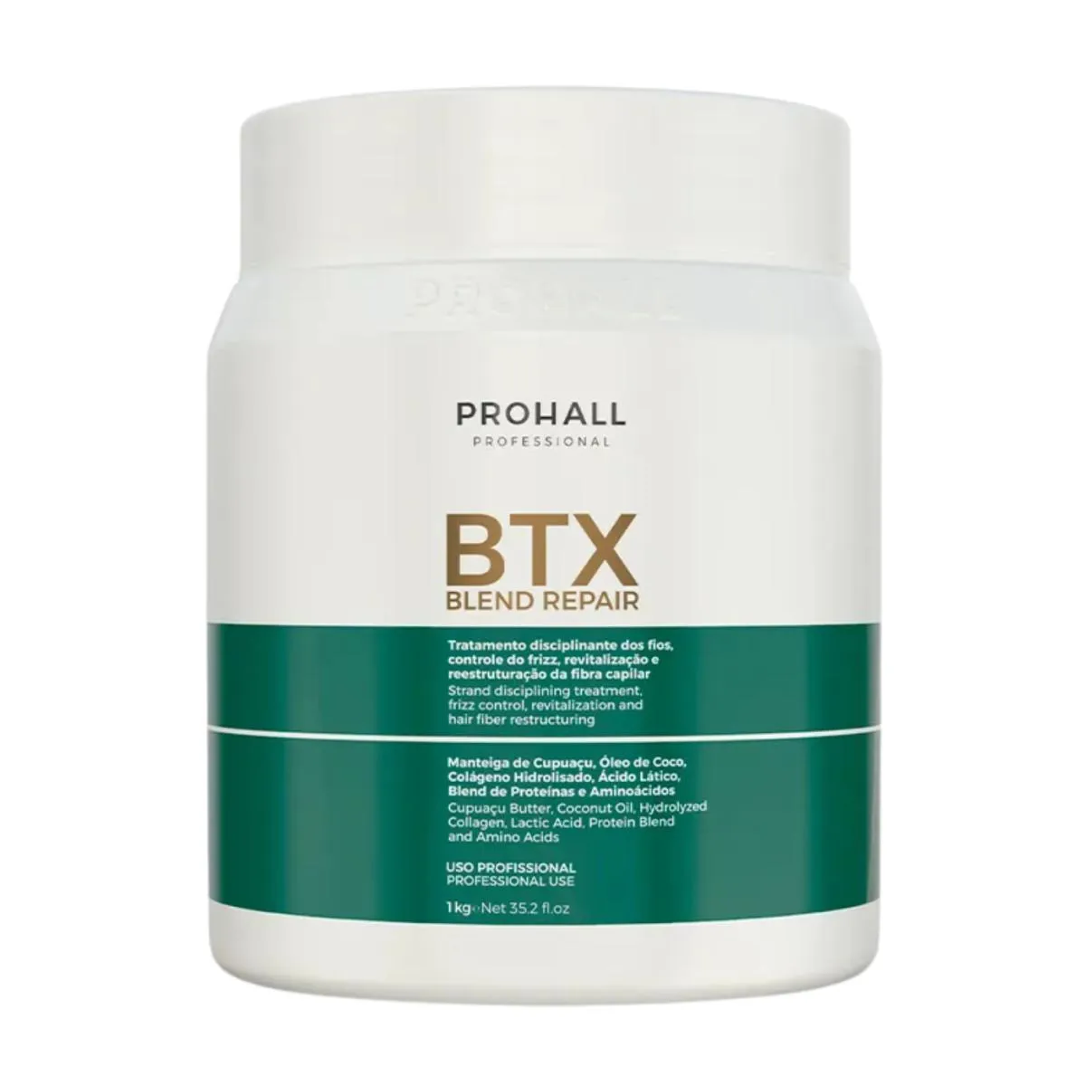 CREME DE TRATAMENTO PROHALL BTX BLEND REPAIR 1KG
