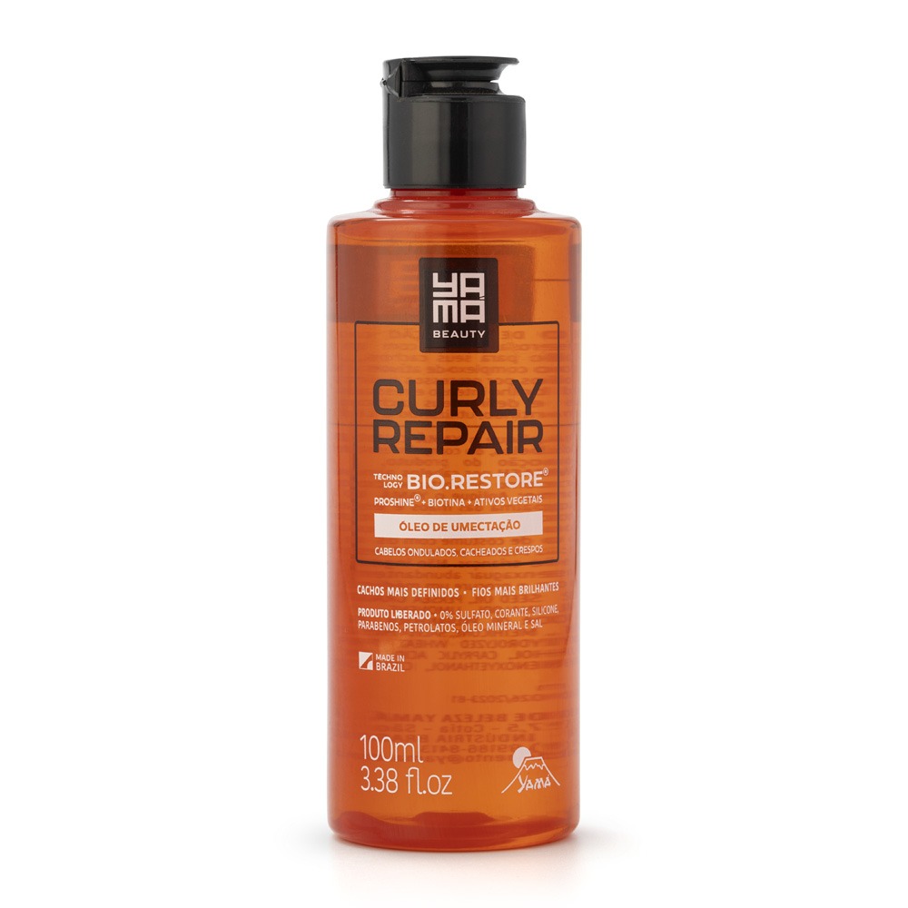 OLEO DE UMECTACAO YAMA CURLY REPAIR 100ML
