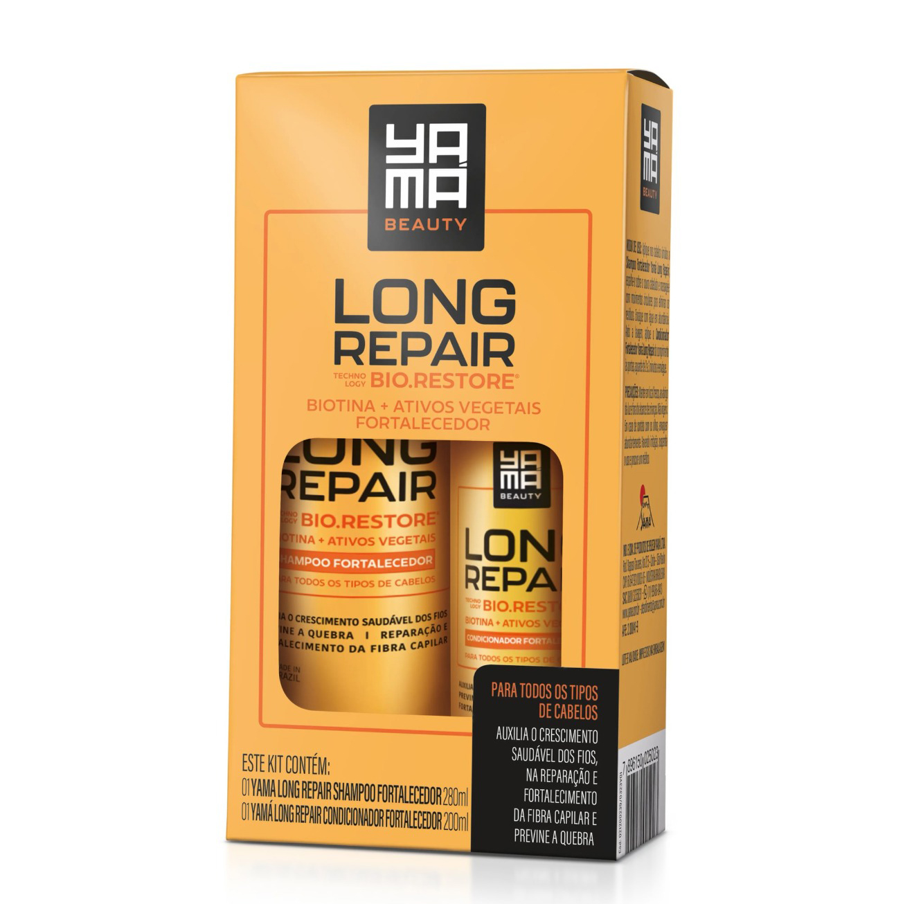 KIT SHAMPOO+CONDICIONADOR FORTALECEDOR YAMA LONG REPAIR