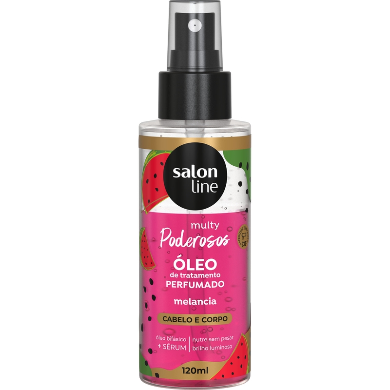 OLEO CAPILAR SALON LINE CACHOS DOS SONHOS MELANCIA MULTY 120ML