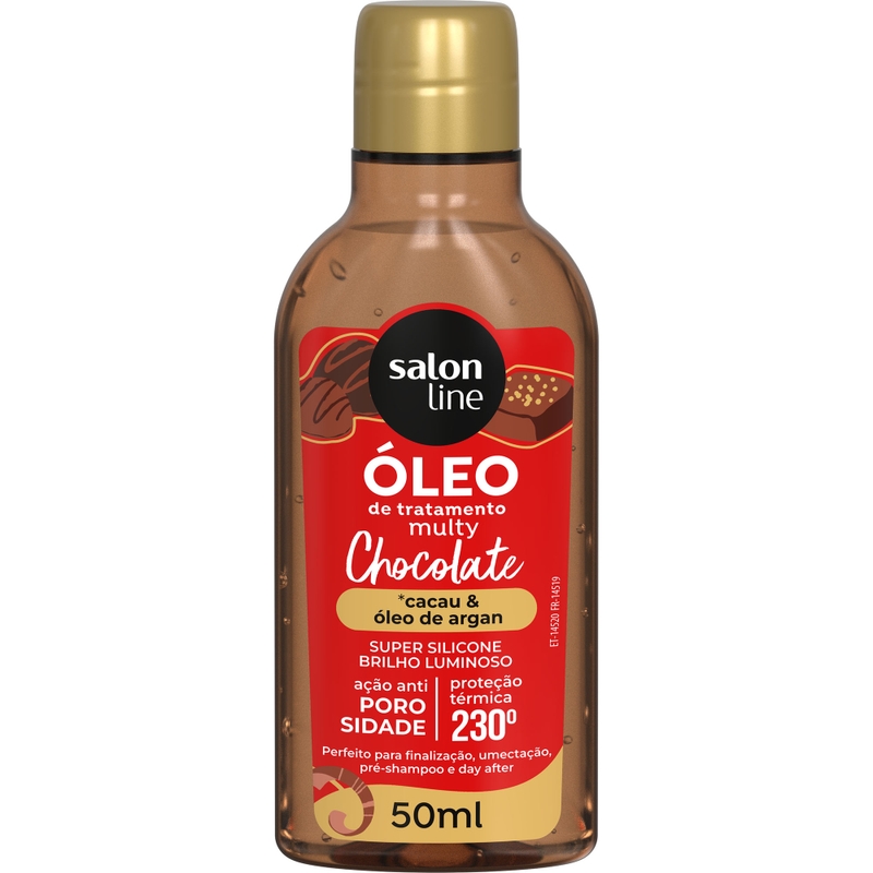 OLEO SALON LINE CACHOS DOS SONHOS MULTY CHOCOLATE 50ML