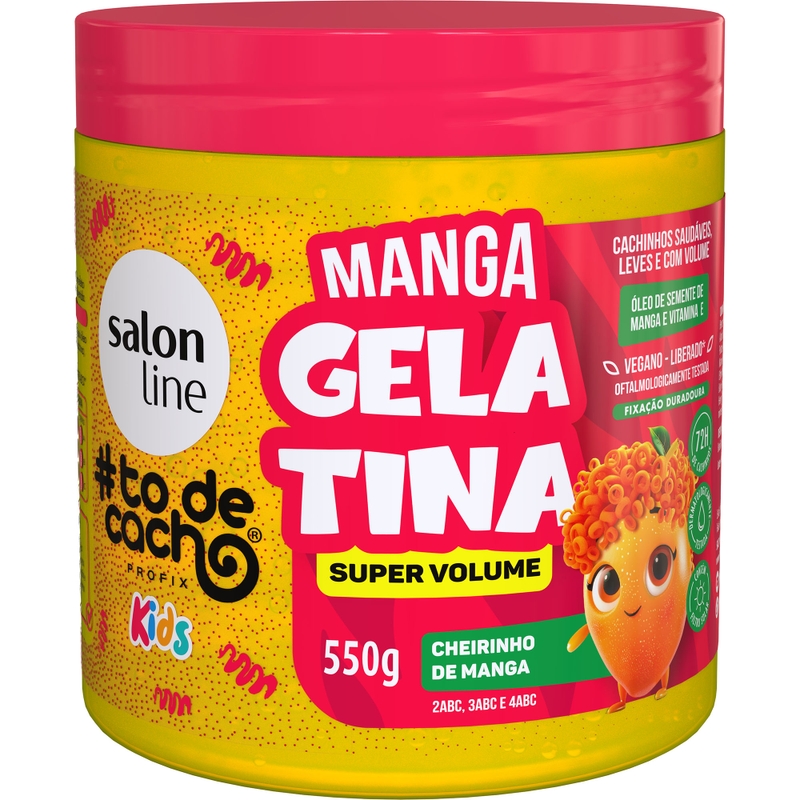GELATINA SALON LINE SUPER VOLUME  TODECACHO MANGA 550G