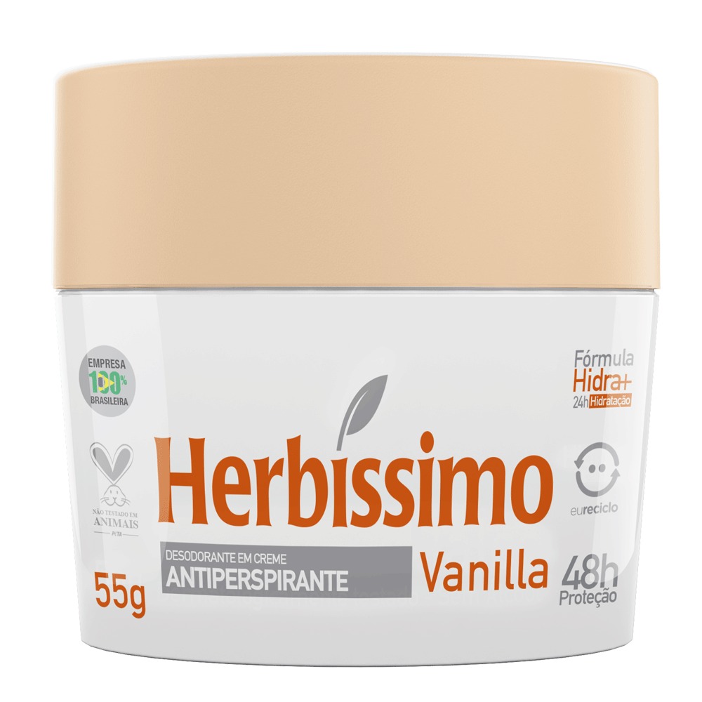 DESODORANTE CREME HERBISSIMO VANILLA 55G