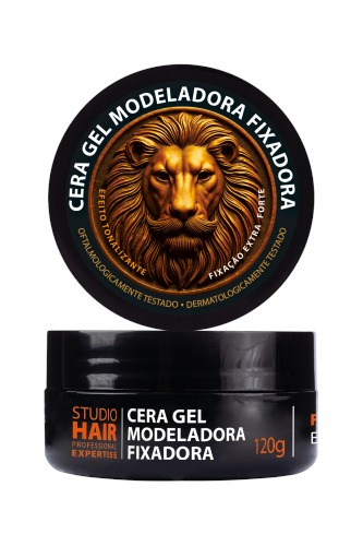 CERA GEL MODELADORA E FIXADORA MURIEL STUDIO HAIR EXTRA FORTE 120G