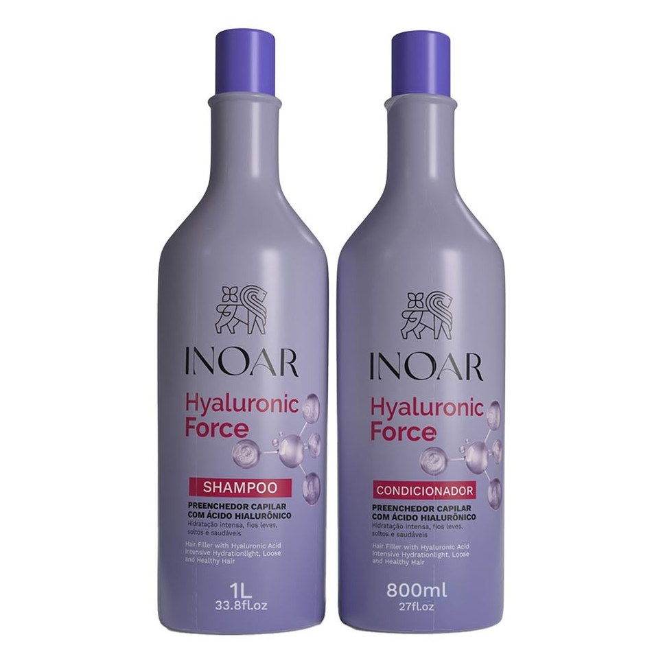 KIT SHAMPOO + CONDICIONADOR HYALURONIC FORCE 1L