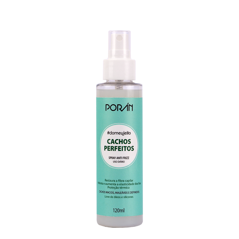 SPRAY ANTIFRIZZ PORAN CACHOS PERFEITOS 120ML