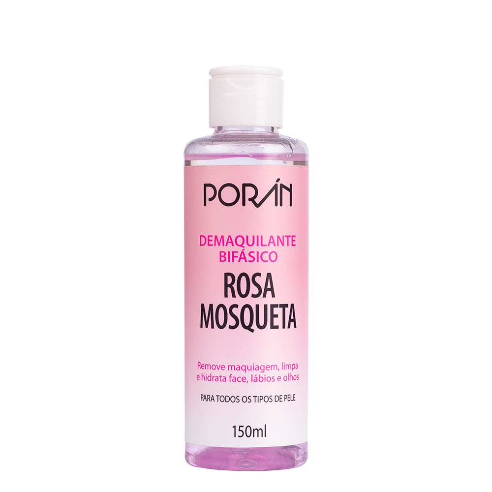 DEMAQUILANTE BIFASICO PORAN ROSA MOSQUETA 150ML