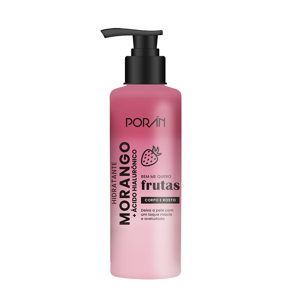 HIDRATANTE PORAN MORANGO E ACIDO HIALURONICO 160ML