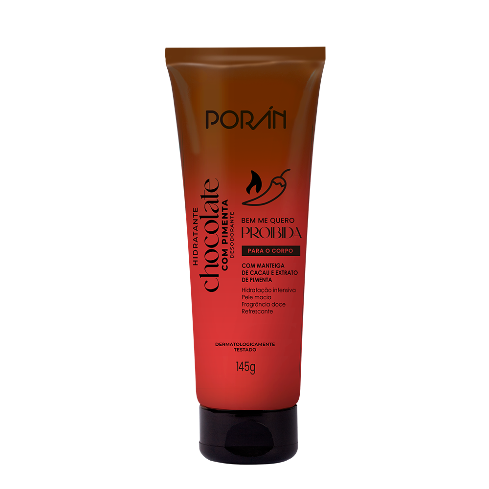 HIDRATANTE PORAN CHOCOLATE COM PIMENTA 145G