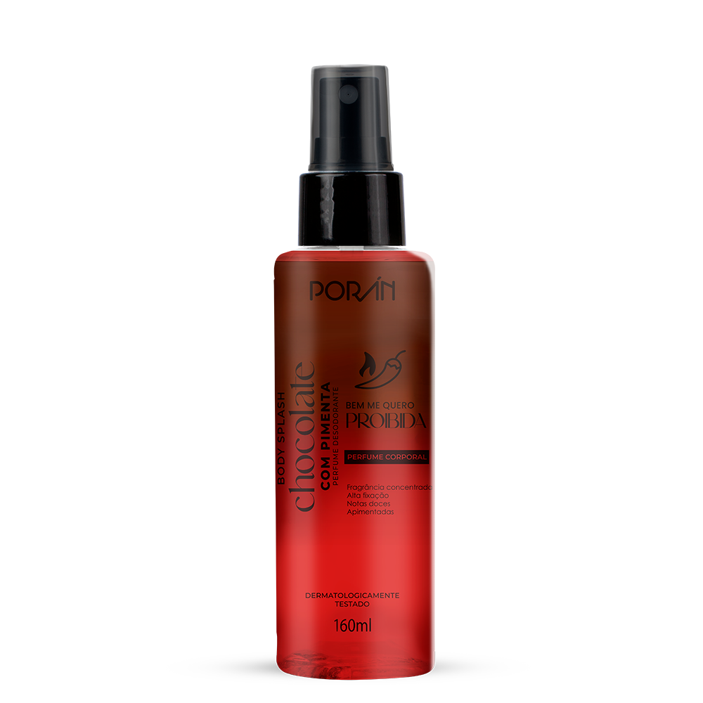 BODY SPLASH PORAN  CHOCOLATE COM PIMENTA 160ML